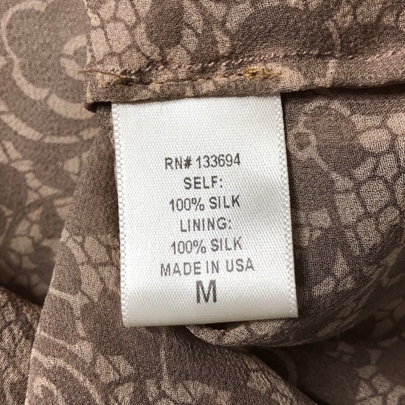 PAPER CROWN silk chiffon top | M - Picture 4 of 7